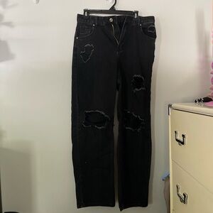 black SHEIN pants size M